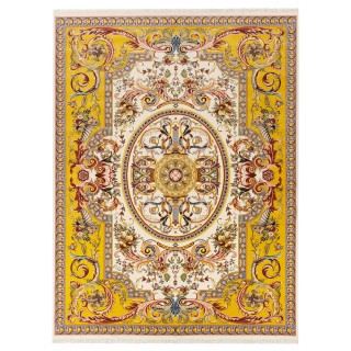 Machine-made Rug, Floral Medallion, Acrylic, Persian Style, Ref 100051
