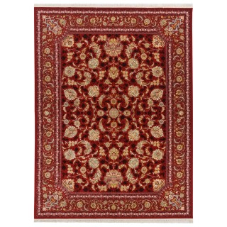 فرش ماشینی طرح افشان شاه عباسی، اکریلیک، سبک پارسی، کد 100052