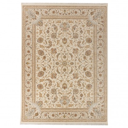 فرش ماشینی طرح افشان شاه عباسی، اکریلیک، سبک پارسی، کد 100052