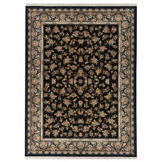 فرش ماشینی طرح افشان گلدار، اکریلیک، سبک پارسی، کد 100054