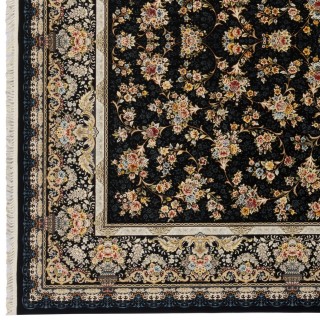 فرش ماشینی طرح افشان گلدار، اکریلیک، سبک پارسی، کد 100054