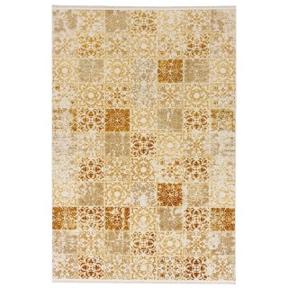 فرش ماشینی طرح خشتی نئوکلاسیک، اکریلیک، سبک پارسی، کد 100061