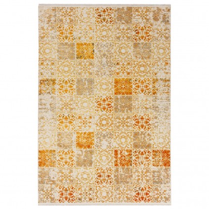 فرش ماشینی طرح خشتی نئوکلاسیک، اکریلیک، سبک پارسی، کد 100061