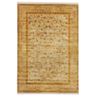 سجادة صناعية بنقشة مزهر الكلاسيكية الجديدة، أكريليك، على الطراز الفارسي، رقم 100062