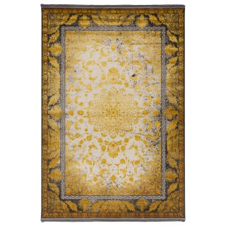 فرش ماشینی طرح لچک ترنج نئوکلاسیک، اکریلیک، سبک پارسی، کد 100063