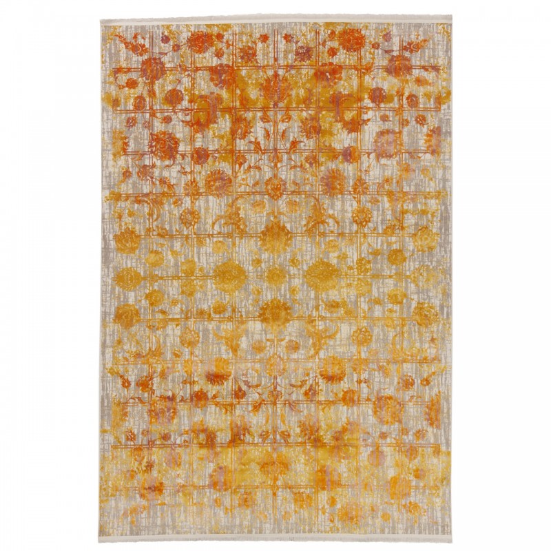 فرش ماشینی طرح خشتی نئوکلاسیک، اکریلیک، سبک پارسی، کد 100064