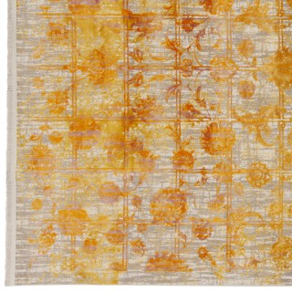 فرش ماشینی طرح خشتی نئوکلاسیک، اکریلیک، سبک پارسی، کد 100064