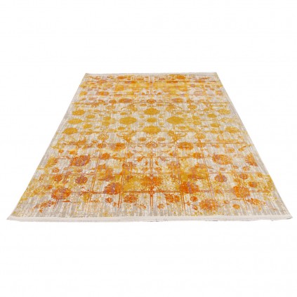 فرش ماشینی طرح خشتی نئوکلاسیک، اکریلیک، سبک پارسی، کد 100064