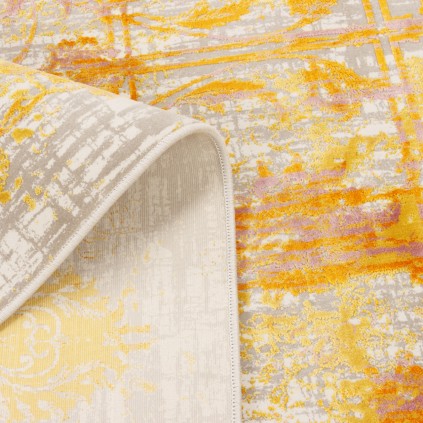 فرش ماشینی طرح خشتی نئوکلاسیک، اکریلیک، سبک پارسی، کد 100064