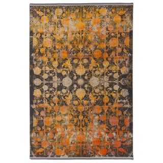 سجادة صناعية بنقشة مربعي الكلاسيكية الجديدة، أكريليك، على الطراز الفارسي، رقم 100064