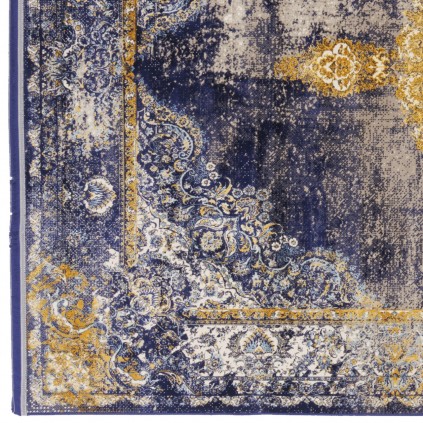 فرش ماشینی طرح لچک ترنج نئوکلاسیک، اکریلیک، سبک پارسی، کد 100068