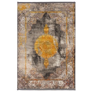 سجادة صناعية بنقشة زاوية وترنج الكلاسيكية الجديدة، أكريليك، على الطراز الفارسي، رقم 100068