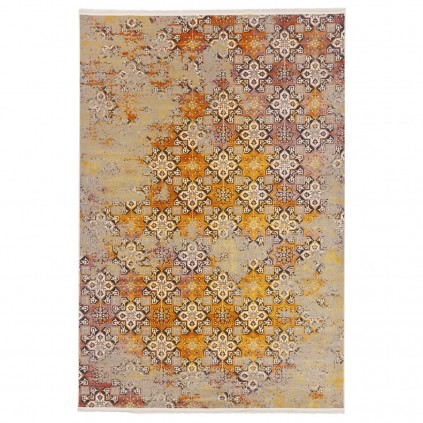 فرش ماشینی طرح بندی نئوکلاسیک، اکریلیک، سبک پارسی، کد 100069