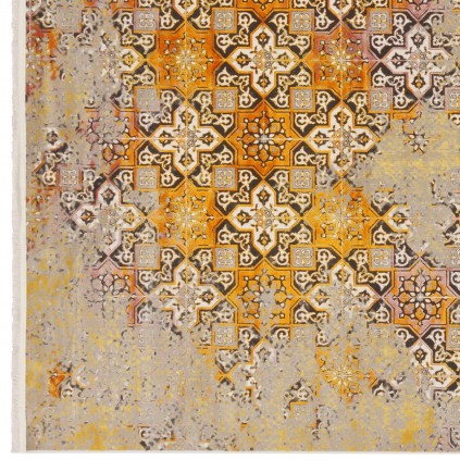 فرش ماشینی طرح بندی نئوکلاسیک، اکریلیک، سبک پارسی، کد 100069