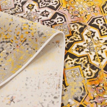 فرش ماشینی طرح بندی نئوکلاسیک، اکریلیک، سبک پارسی، کد 100069