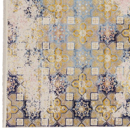 فرش ماشینی طرح بندی نئوکلاسیک، اکریلیک، سبک پارسی، کد 100069