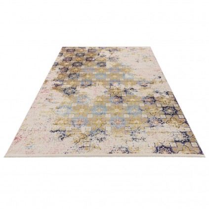 فرش ماشینی طرح بندی نئوکلاسیک، اکریلیک، سبک پارسی، کد 100069