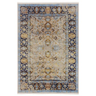 سجادة صناعية بنقشة مزهر الكلاسيكية الجديدة، أكريليك، على الطراز الفارسي، رقم 100071