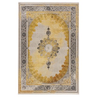 Machine-made Rug, Neoclassic Corner Medallion, Acrylic, Persian Style, Ref 100076