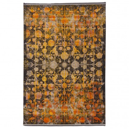 فرش ماشینی طرح خشتی نئوکلاسیک، اکریلیک، سبک پارسی، کد 100078