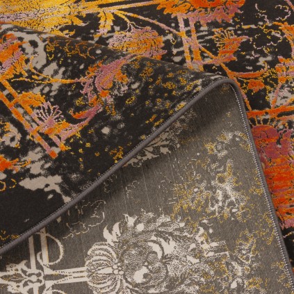 فرش ماشینی طرح خشتی نئوکلاسیک، اکریلیک، سبک پارسی، کد 100078