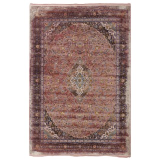 Machine-made Rug, Neoclassic Corner Medallion, Acrylic, Persian Style, Ref 100079
