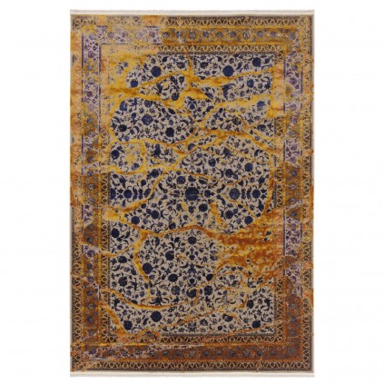 فرش ماشینی طرح افشان نئوکلاسیک، اکریلیک، سبک پارسی، کد 100084