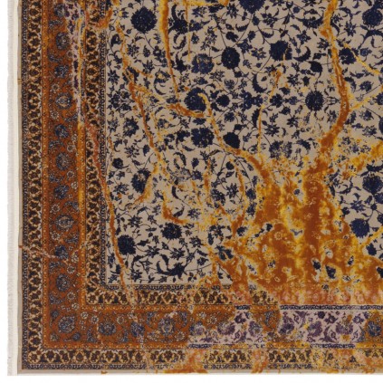 فرش ماشینی طرح افشان نئوکلاسیک، اکریلیک، سبک پارسی، کد 100084