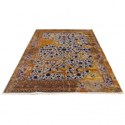 فرش ماشینی طرح افشان نئوکلاسیک، اکریلیک، سبک پارسی، کد 100084