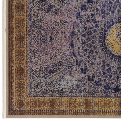 فرش ماشینی طرح گنبدی نئوکلاسیک، اکریلیک، سبک پارسی، کد 100086