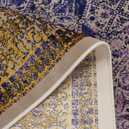 فرش ماشینی طرح گنبدی نئوکلاسیک، اکریلیک، سبک پارسی، کد 100086