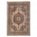 Handwoven Carpet, Corner Medallion Layout, All Silk, Hereke, 170 × 260 cm Ref 10400045