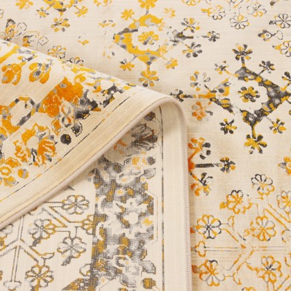 فرش ماشینی طرح بندی نئوکلاسیک، اکریلیک، سبک پارسی، کد 100089