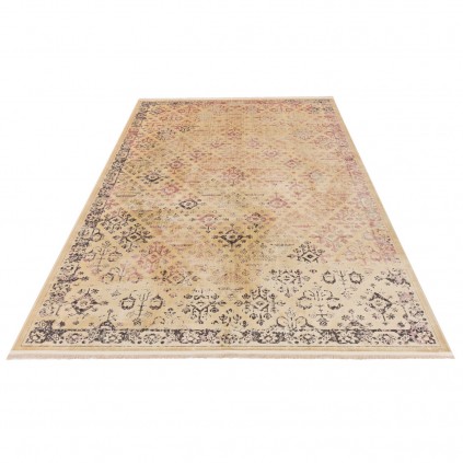 فرش ماشینی طرح بندی نئوکلاسیک، اکریلیک، سبک پارسی، کد 100089