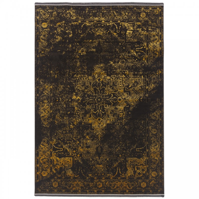 فرش ماشینی طرح لچک ترنج نئوکلاسیک، اکریلیک، سبک پارسی، کد 100093