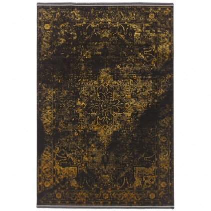 فرش ماشینی طرح لچک ترنج نئوکلاسیک، اکریلیک، سبک پارسی، کد 100093