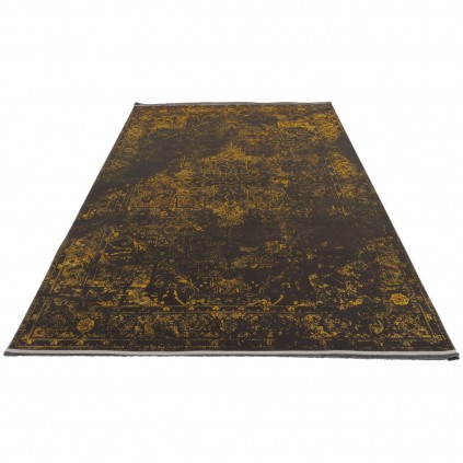 فرش ماشینی طرح لچک ترنج نئوکلاسیک، اکریلیک، سبک پارسی، کد 100093