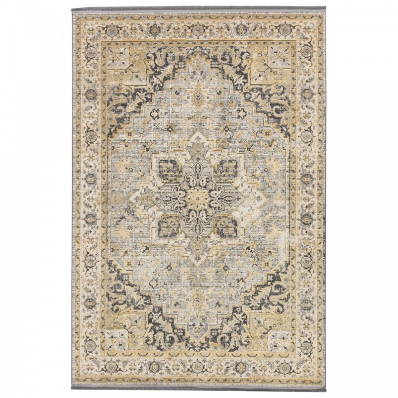 فرش ماشینی طرح لچک ترنج نئوکلاسیک، اکریلیک، سبک پارسی، کد 100103