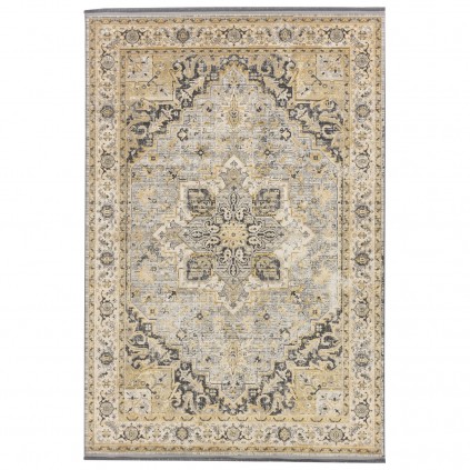 فرش ماشینی طرح لچک ترنج نئوکلاسیک، اکریلیک، سبک پارسی، کد 100103