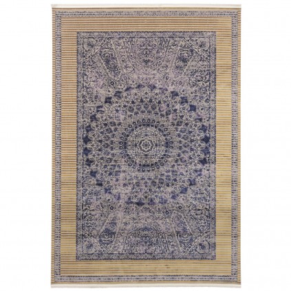 فرش ماشینی طرح گنبدی نئوکلاسیک، اکریلیک، سبک پارسی، کد 100104