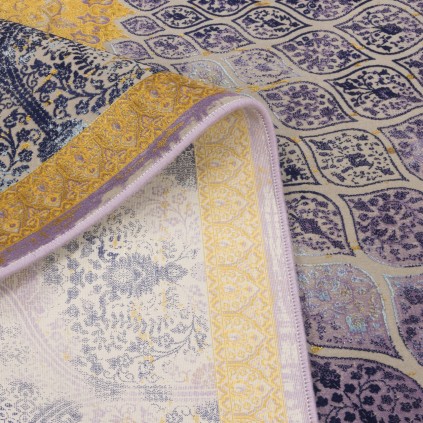 فرش ماشینی طرح گنبدی نئوکلاسیک، اکریلیک، سبک پارسی، کد 100106