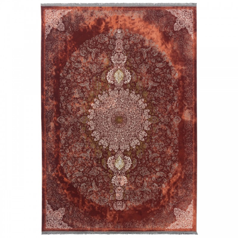 Machine-made Rug, Neoclassic Corner Medallion, Acrylic, Persian Style, Ref 100111
