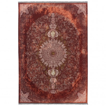 Machine-made Rug, Neoclassic Corner Medallion, Acrylic, Persian Style, Ref 100111