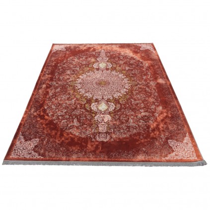 Machine-made Rug, Neoclassic Corner Medallion, Acrylic, Persian Style, Ref 100111