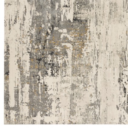 سجادة صناعية بنقشة كامل عصري، بوليستر مع كتان، على الطراز الفارسي، رقم 400023