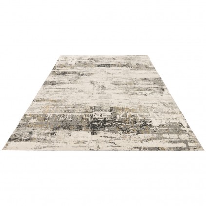 سجادة صناعية بنقشة كامل عصري، بوليستر مع كتان، على الطراز الفارسي، رقم 400023