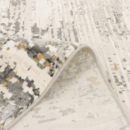 سجادة صناعية بنقشة كامل عصري، بوليستر مع كتان، على الطراز الفارسي، رقم 400023