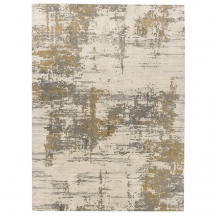 سجادة صناعية بنقشة كامل عصري، بوليستر مع كتان، على الطراز الفارسي، رقم 400030