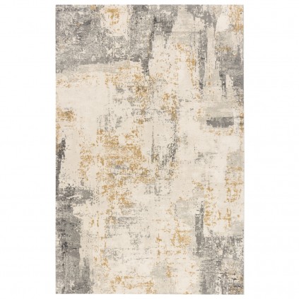 فرش ماشینی طرح سراسر مدرن، پلی استر + کتان، سبک پارسی، کد 400128