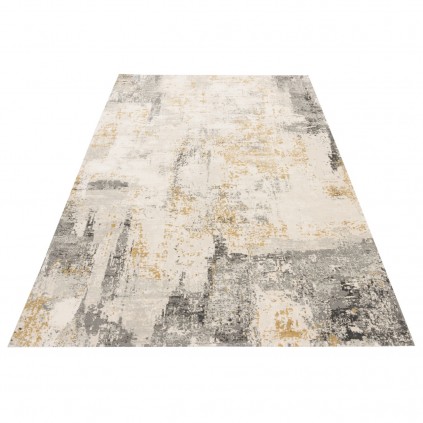 فرش ماشینی طرح سراسر مدرن، پلی استر + کتان، سبک پارسی، کد 400128